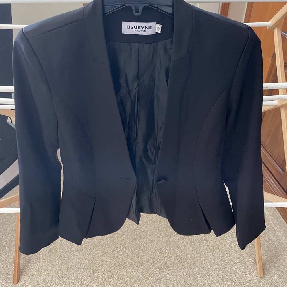 Black Women's Blazer and vest